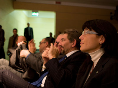 La platea dell evento